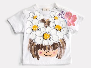 デイジーガールの手描きTシャツ　出産祝い　ｷﾞﾌﾄ　子供服