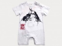 手描きTシャツ　お名前入り　カブトムシ　クワガタ　出産　御祝