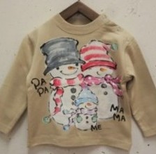 雪だるまFamilyの手描き　
