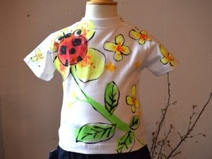 菜の花てんとうの手描き　
