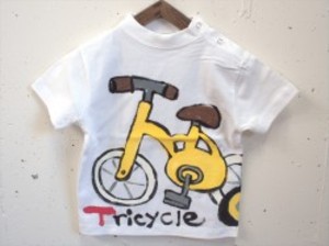 自転車トドラーの手描き