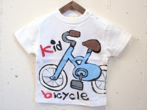 自転車キッズの手描き