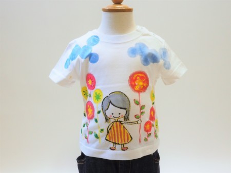 【KIDS DESIGNER】ハッピーフラワーの手描き