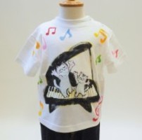 猫ふんじゃったの手描き　キッズデザイナー
