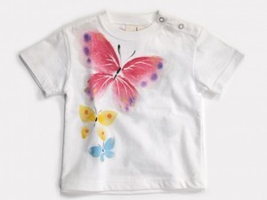 蝶むすびの手描きTシャツ