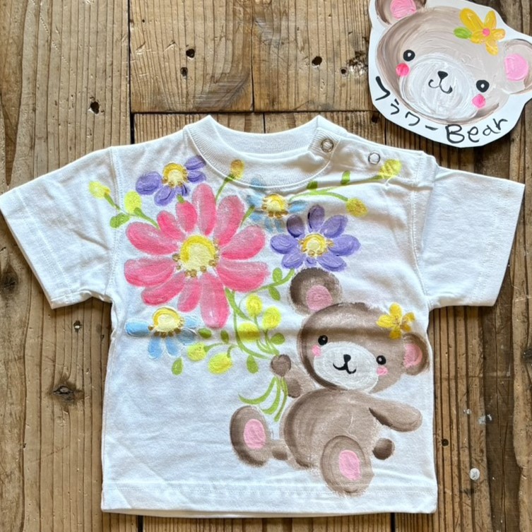 フラワーBEARの手描き